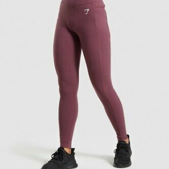 Gymshark Dreamy Maroon High Rise Leggings 💕 - Picture 2 of 5